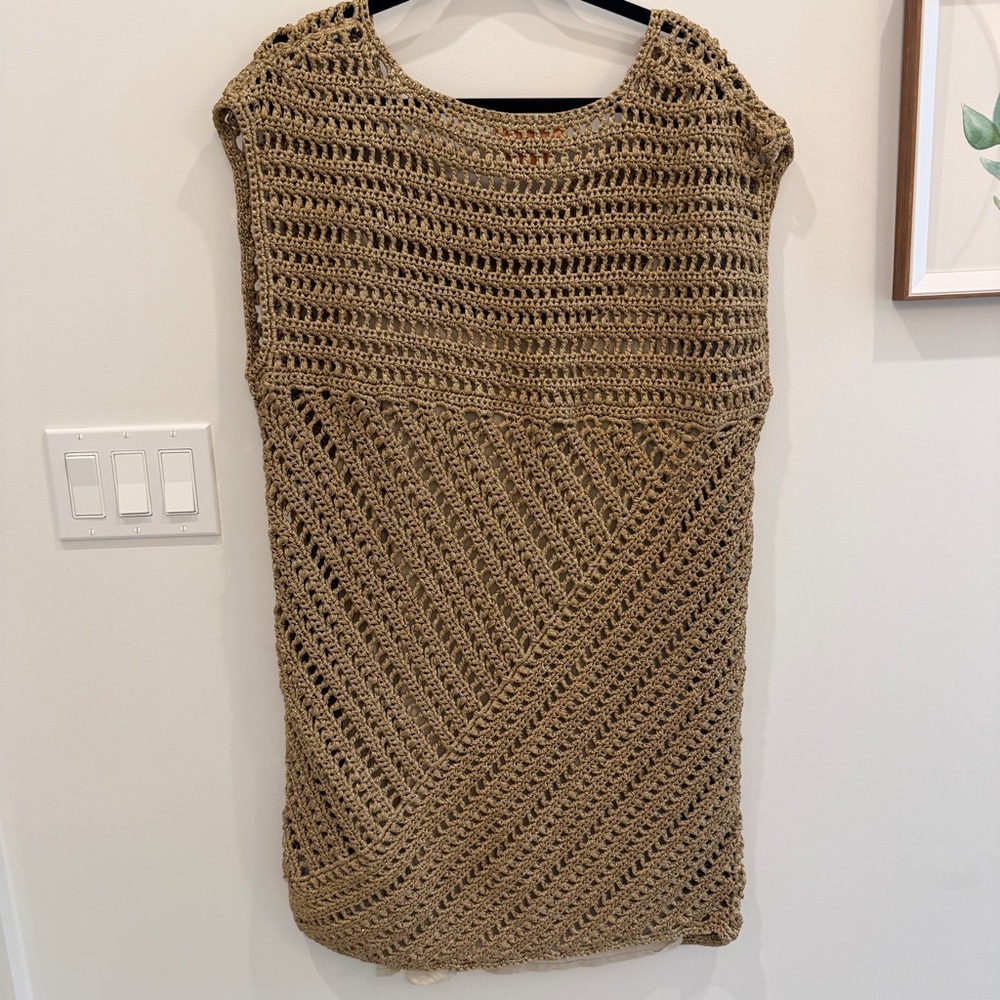 Tory Burch Metallic Knit Zicon Dress - Picture 4 of 6